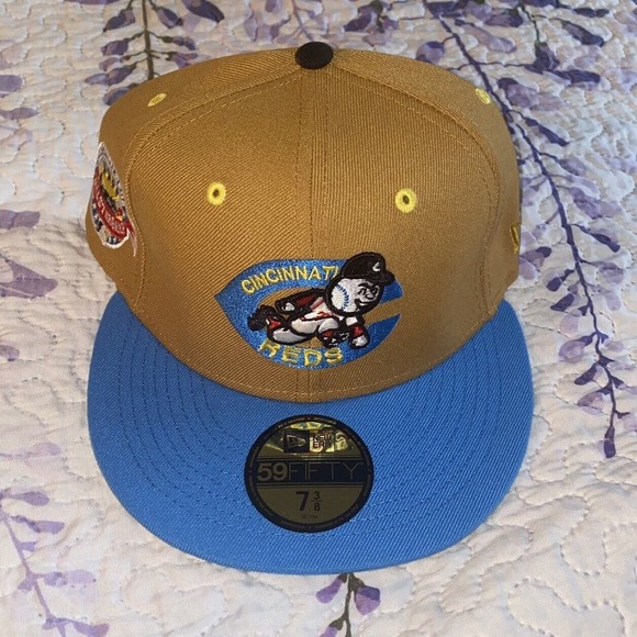New Era Cincinnati Reds 59FIFTY Fitted Hat Cap 1988 All Star Game Patch Sz 7 3/8 - Picture 8 of 8